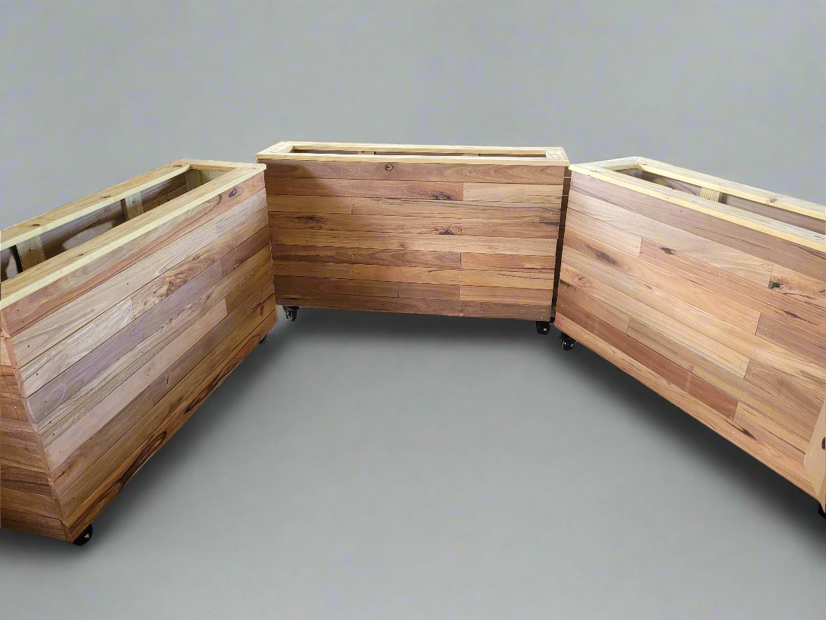 Decking Planter Box Vertical Slatted